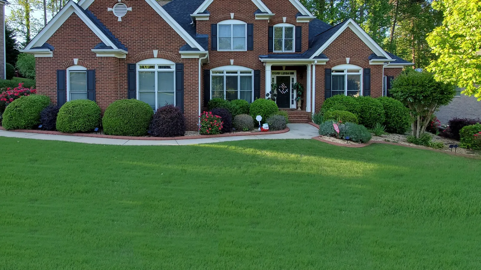 Healthy Lawn with house